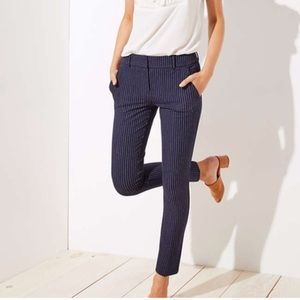 LOFT Pinstripe Skinny Business Pants